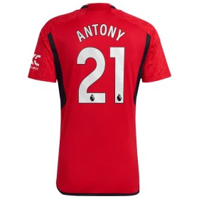 Camisola Manchester United Antony 21 Equipamento Principal 2023-24 Manga Curta